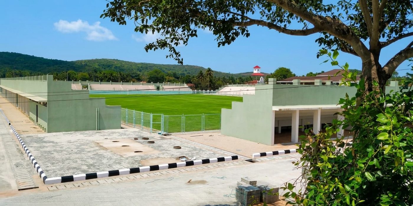 Football stadium at Velim, Goa